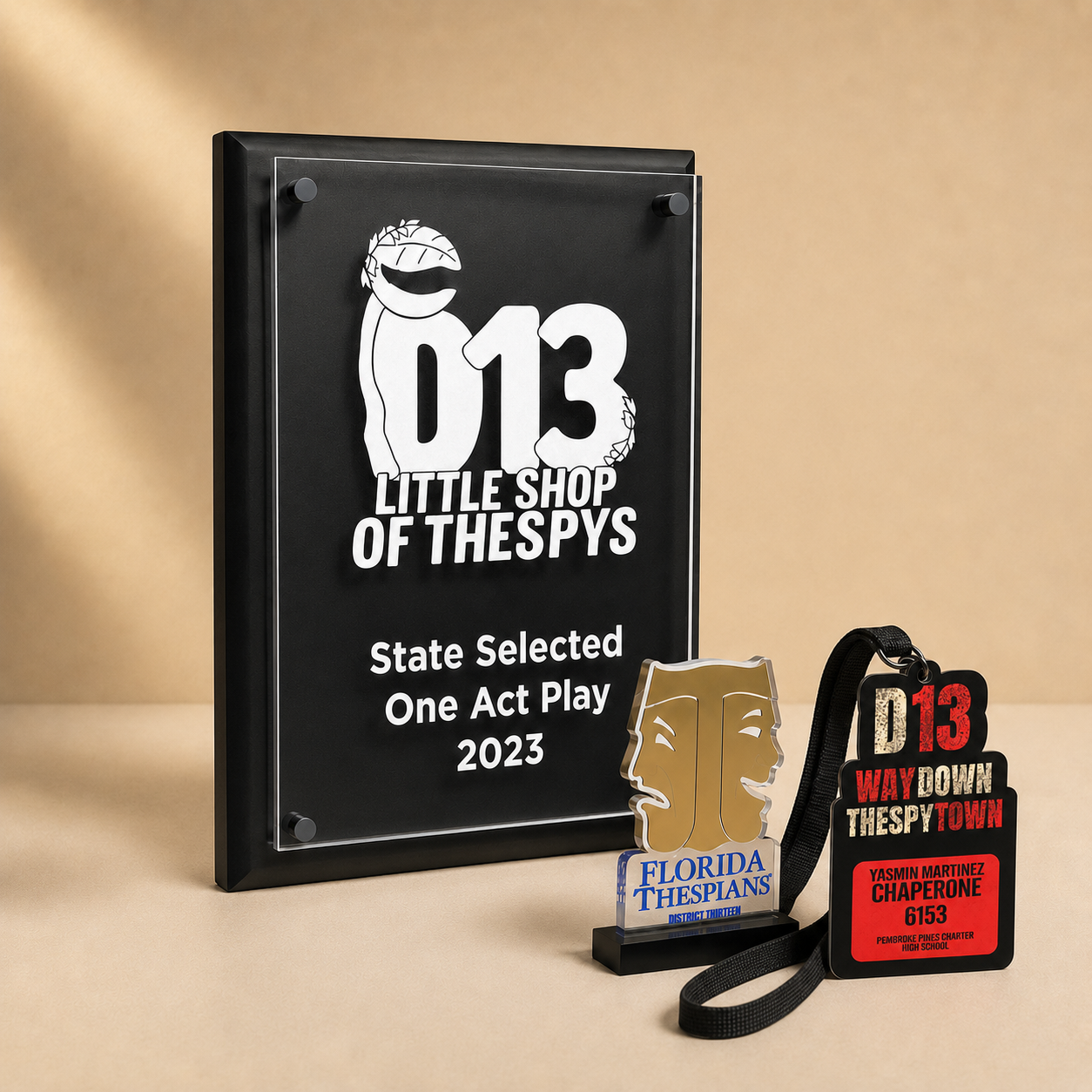D13 Little Shop of Thespys theater recognition set