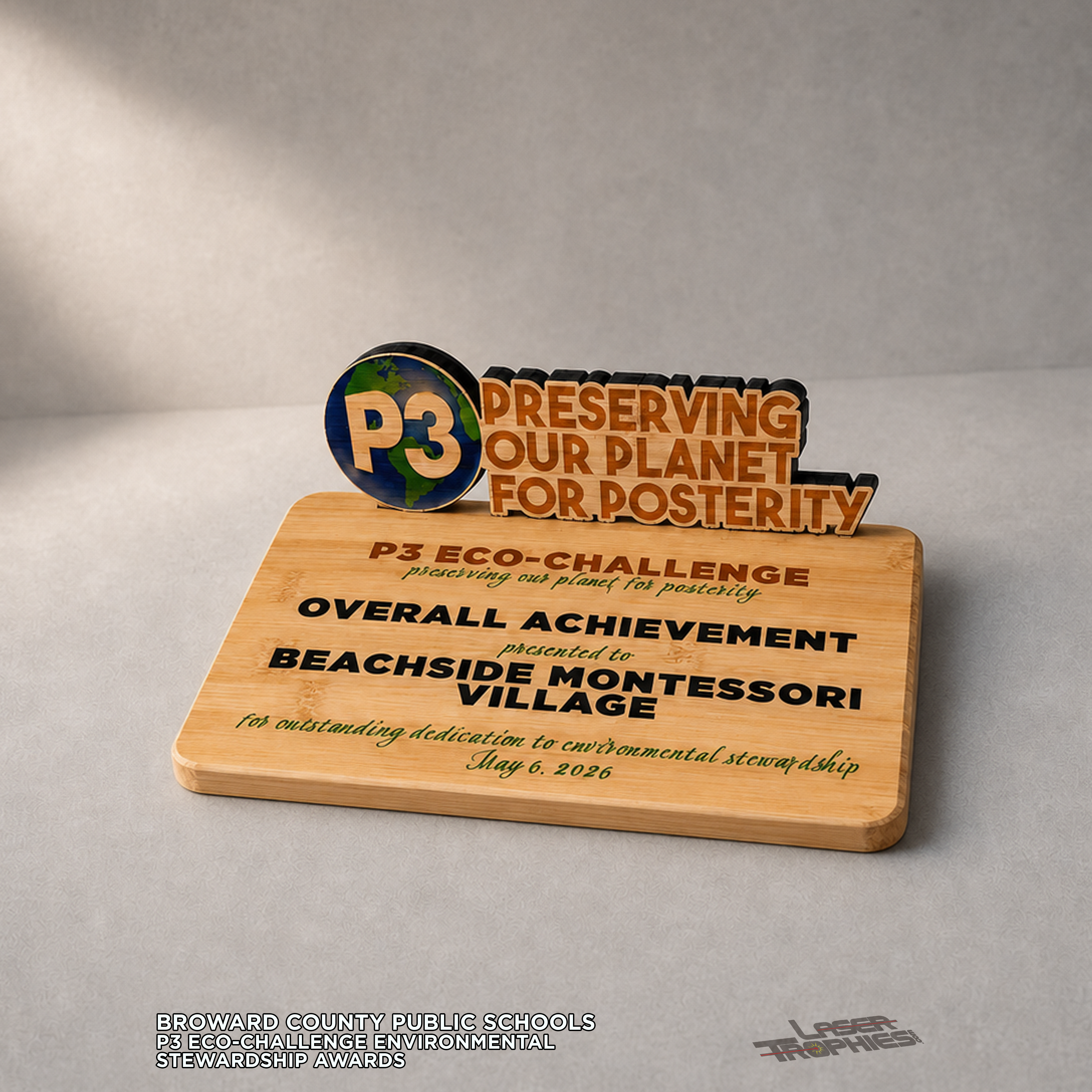 P3 Eco-Challenge environmental stewardship bamboo award
